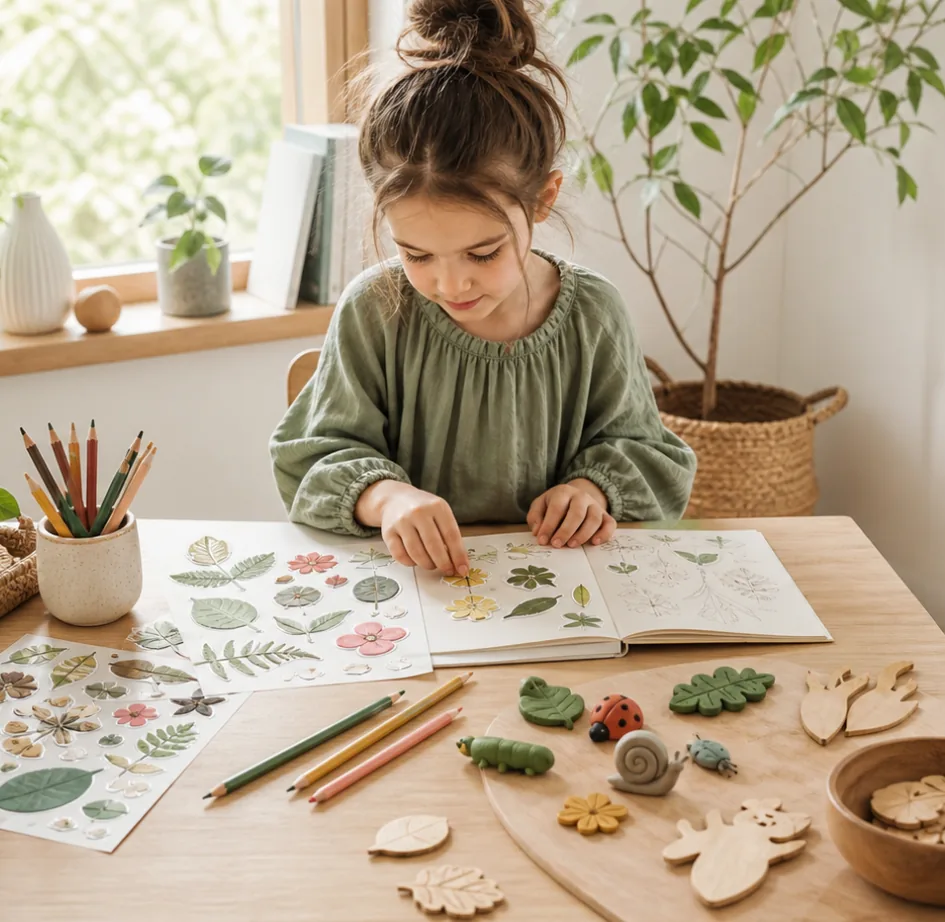 Creative Learning Experience botanical craft concept