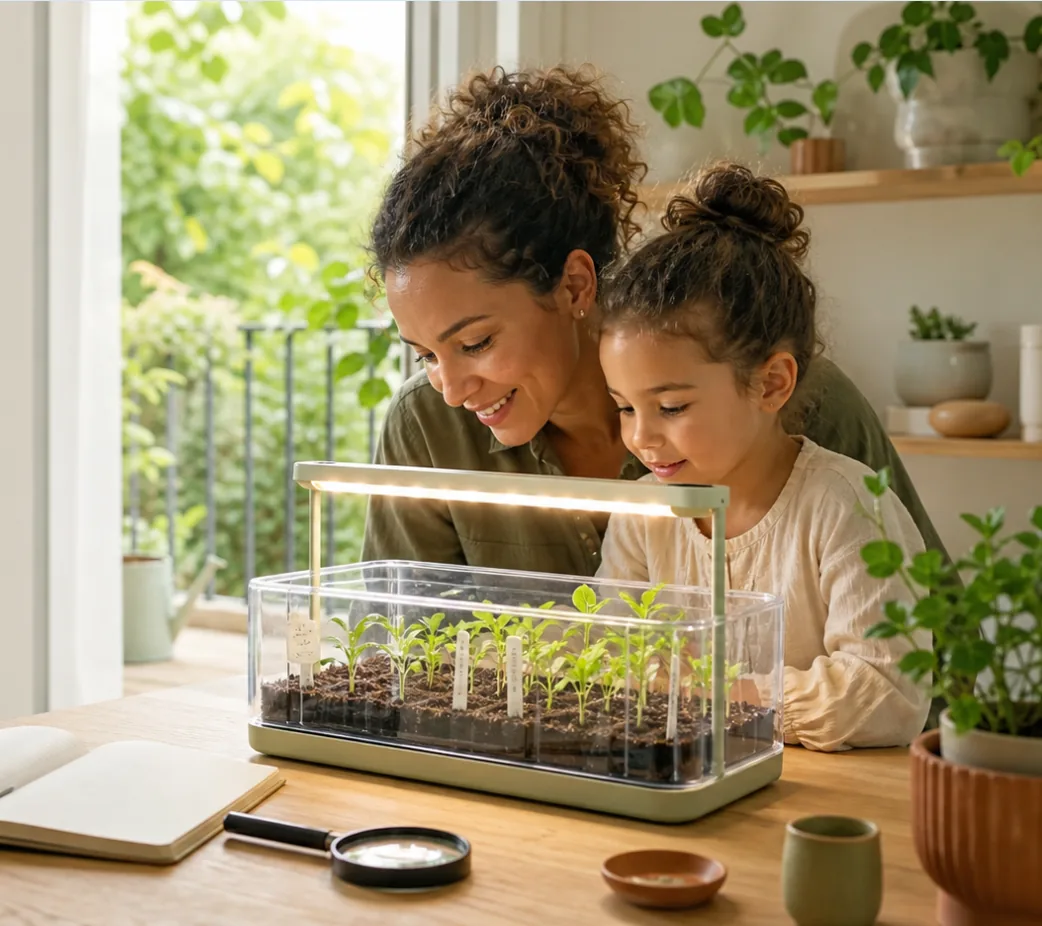 Nature Experience growing kit lifestyle concept